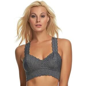 Felina Women's Bra Size Small Lace Racerback Bralette Bra C2844BR  Size S